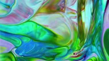 Akışkan Boyama Soyut Doku Yoğun Renkli Galaktik Canlı Renkler Doku Biçimi.