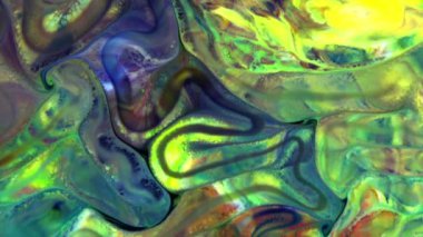 Akışkan Boyama Soyut Doku Yoğun Renkli Galaktik Canlı Renkler Doku Biçimi.