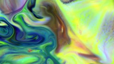 Akışkan Boyama Soyut Doku Yoğun Renkli Galaktik Canlı Renkler Doku Biçimi.