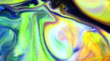 Akışkan Boyama Soyut Doku Yoğun Renkli Galaktik Canlı Renkler Doku Biçimi.