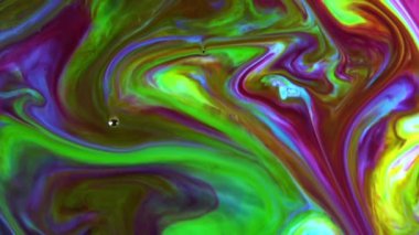 Akışkan Boyama Soyut Doku Yoğun Renkli Galaktik Canlı Renkler Doku Biçimi.