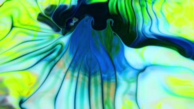 Soyut Renkli Galaktik Sacral Sıvı Dalgalar Doku Arkaplanı.