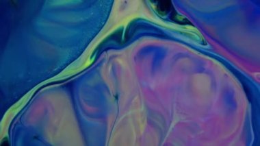 Soyut Renkli Galaktik Sacral Sıvı Dalgalar Doku Arkaplanı.