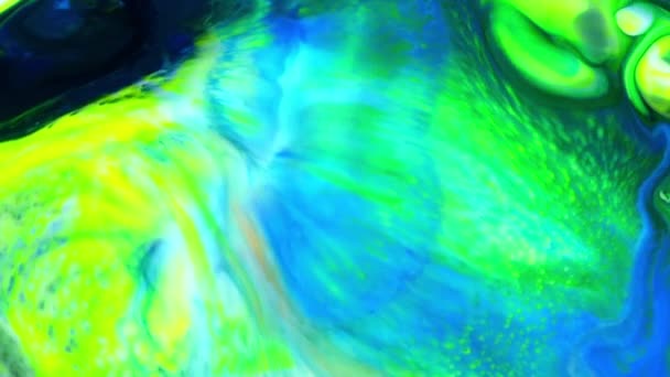 Streszczenie Kolorowe Galaktyczne Sakralne Fale Ciekłe Tekstura Tło — Wideo stockowe