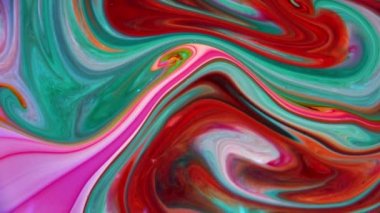 Akışkan Boyama Soyut Doku Yoğun Renkli Galaktik Canlı Renkler Doku Biçimi.