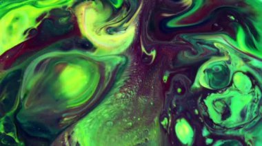 Akışkan Boyama Soyut Doku Yoğun Renkli Galaktik Canlı Renkler Doku Biçimi.