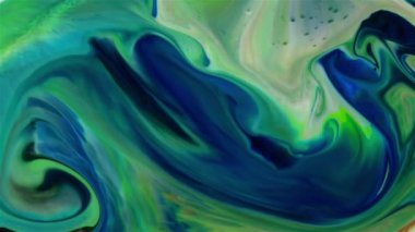 Soyut Renkli Ters Boya Patlaması Yayılma ve Doku.