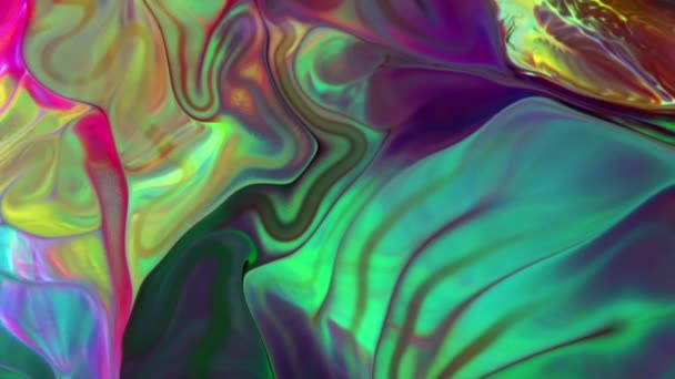 Esparcidores Texturas Explosivas Pintura Invertida Colorida Abstracta — Vídeos de Stock