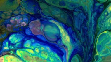 Soyut Renkli Galaktik Sacral Sıvı Dalgalar Doku Arkaplanı.