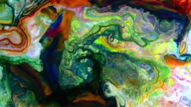 Soyut Renkli Galaktik Sacral Sıvı Dalgalar Doku Arkaplanı.