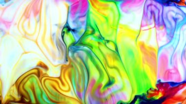 Soyut Renkli Galaktik Sacral Sıvı Dalgalar Doku Arkaplanı.