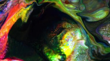 Soyut Renkli Galaktik Sacral Sıvı Dalgalar Doku Arkaplanı.