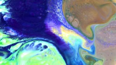 Soyut Renkli Galaktik Sacral Sıvı Dalgalar Doku Arkaplanı.