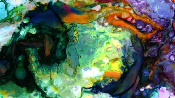 Абстрактная Цветовая Фактура Фона Движения — стоковое видео