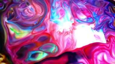 Soyut Renkli Galaktik Sacral Mürekkep Dalgaları Doku Arkaplanı.