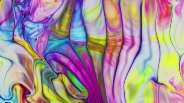 Streszczenie Organiczny Vortex Endless Surreal Hipnotyzujące Szczegółowej Powierzchni Kolorowe Tekstury — Wideo stockowe