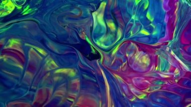 Soyut Renkli Galaktik Sacral Mürekkep Dalgaları Doku Arkaplanı.