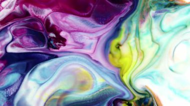 Soyut Renkli Galaktik Sacral Mürekkep Dalgaları Doku Arkaplanı.