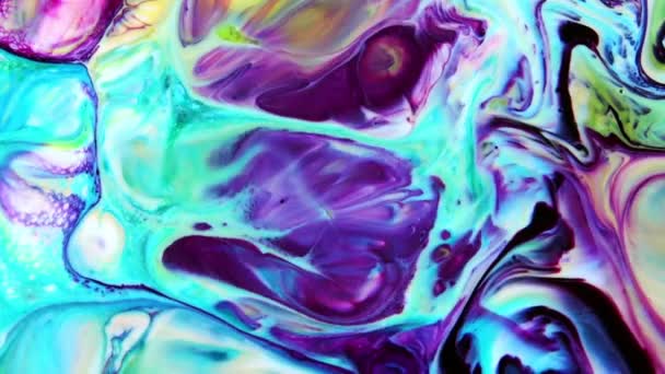 Abstract Grunge Color Ink Paint Spread Blast Explode Achtergrond — Stockvideo