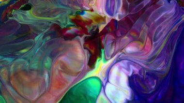 Soyut Renkli Mürekkep Sıvı Patlaması Pshychedelic Boya Patlaması Hareketi.