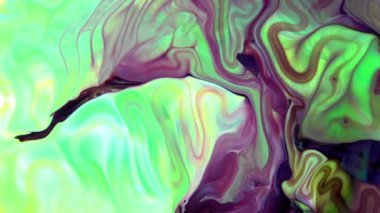 Soyut Renkli Mürekkep Sıvı Patlaması Pshychedelic Boya Patlaması Hareketi.