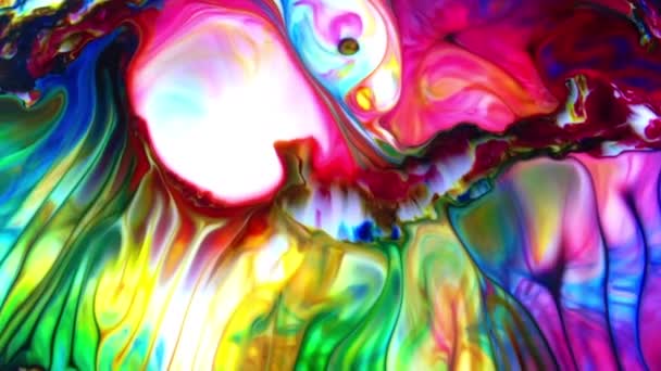 Abstrakter Grunge Color Paint Spread Blast Explode Hintergrund — Stockvideo