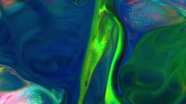 Soyut Renkli Galaktik Sacral Mürekkep Dalgaları Doku Arkaplanı.