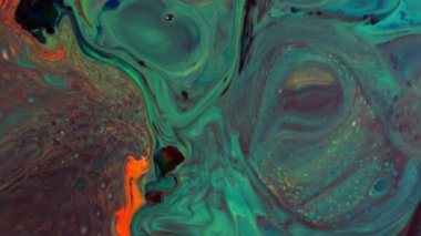 Soyut Renkli Galaktik Sacral Mürekkep Dalgaları Doku Arkaplanı.