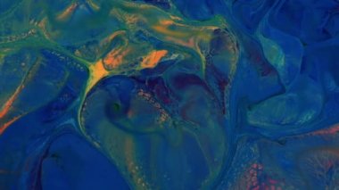 Soyut Renkli Galaktik Sacral Mürekkep Dalgaları Doku Arkaplanı.