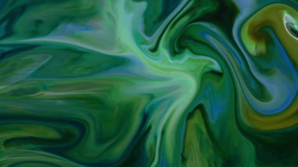 Абстрактні Барвисті Галактичні Священні Рідкі Чорнильні Хвилі Текстури Фону — стокове відео