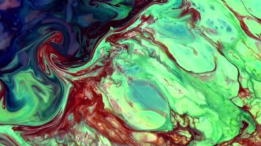 Soyut Renkli Galaktik Sacral Mürekkep Dalgaları Doku Arkaplanı.