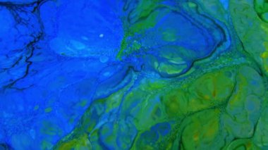 Soyut Renkli Galaktik Sacral Mürekkep Dalgaları Doku Arkaplanı.