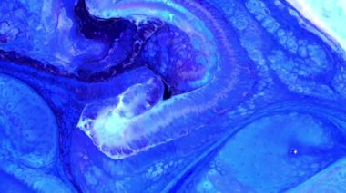 Soyut Renkli Galaktik Sacral Mürekkep Dalgaları Doku Arkaplanı.