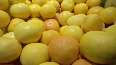 Hasat Yığını Organik Taze Olmuş Greyfurt Görüntüsü.