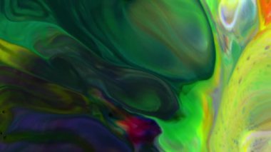 Soyut Renkli Galaktik Sacral Mürekkep Dalgaları Doku Arkaplanı.