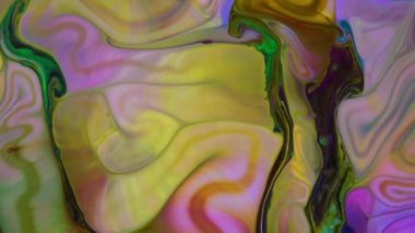 Soyut Renkli Galaktik Sacral Mürekkep Dalgaları Doku Arkaplanı.