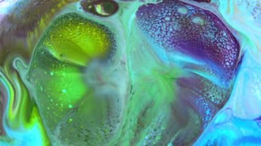 Soyut Renkli Galaktik Sacral Mürekkep Dalgaları Doku Arkaplanı.