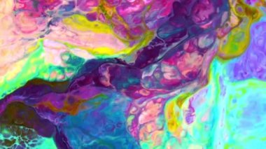 Soyut Renkli Galaktik Sacral Mürekkep Dalgaları Doku Arkaplanı.