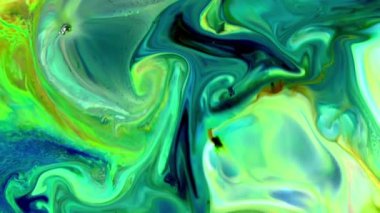 Sanatın Soyut Güzelliği Boya Patladı Renkli Fantezi Yayıldı