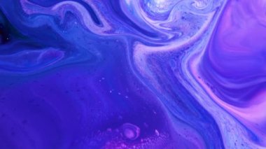 Sanatın Soyut Güzelliği Boya Patladı Renkli Fantezi Yayıldı