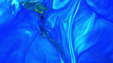 Soyut Sonsuz Renk Döngüleri ve Patlamalar Ayrıntılı Renkli Yüzey Boyaları Hipnotize Ediyor.