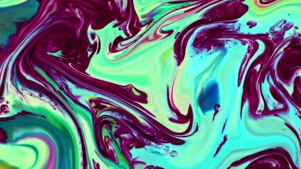 Αφηρημένη Άπειρο Χρώμα Loops Και Εκρήξεις Hypnotizing Λεπτομερή Επιφάνεια Πολύχρωμο — Αρχείο Βίντεο