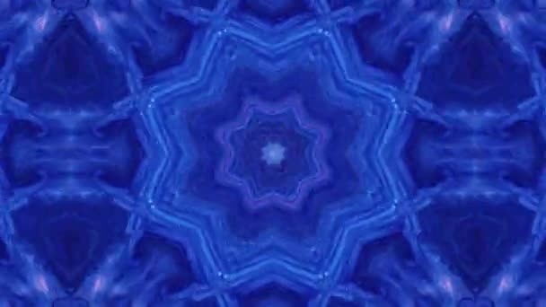 Timeless Splendor Multicolor Kaleidoscope Footage — Stock Video