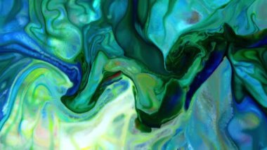 Soyut Renkli Galaktik Sacral Mürekkep Dalgaları Doku Arkaplanı.