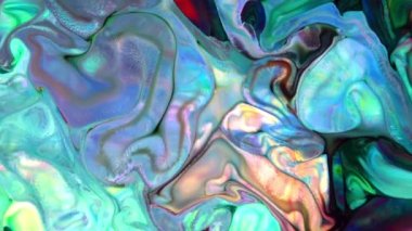 Soyut Renkli Galaktik Sacral Mürekkep Dalgaları Doku Arkaplanı.