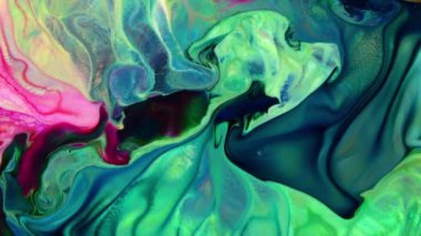 Renkli Sıvı Düz Soyut Akışkan Arkaplan DokusuName