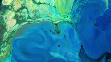 Soyut Renkli Galaktik Sacral Mürekkep Dalgaları Doku Arkaplanı.