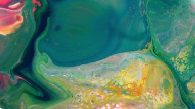 Soyut Renkli Galaktik Sacral Mürekkep Dalgaları Doku Arkaplanı.