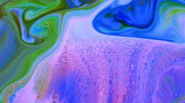 Soyut Sonsuz Arkaplan Doku Rengi Tepkimesi ve Patlamaları.