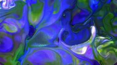 Sanat Mürekkebi Boyasının Soyut Güzelliği Renkli Fantezi Patlattı